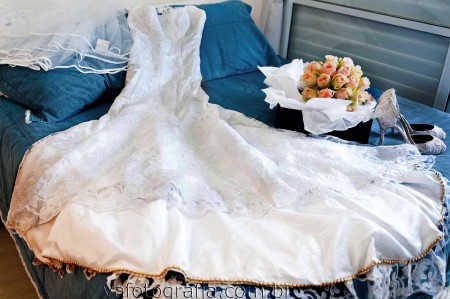 Vestido de Noiva de Dani Bolina .